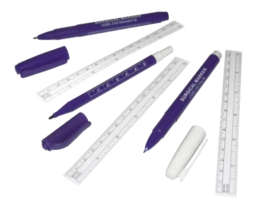 Skin Marker Standard Tip with Flexible Ruler