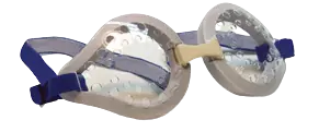 [5001C] 2-Piece Clear Eye Shield with Strap