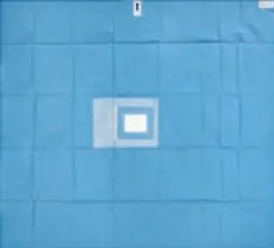 [581153] Half Body Incise Drape, Wetlaid (140 x 127cm)