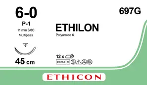 [697G] ETHLN BLK 08IN 6-0 S/A P-0 PRM