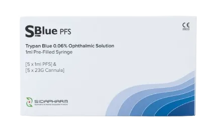 S-Blue - Trypan Blue 0.06% Ophthalmic Solution 1ml PFS