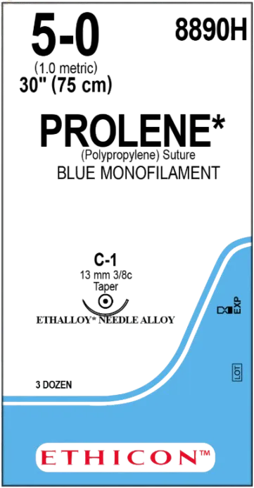 [8890H] PRLNE BLU 30IN 5-0 S/A C-1