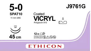 [J9761G] VCL CT BRD UD 18IN 5-0 D/A SPAT-10
