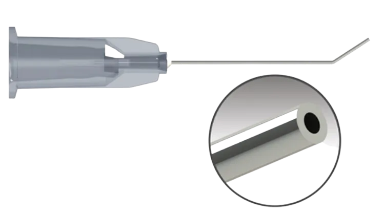 Rycroft Anterior Chamber Cannula - 27g x 7/8in (0.4 x 22mm