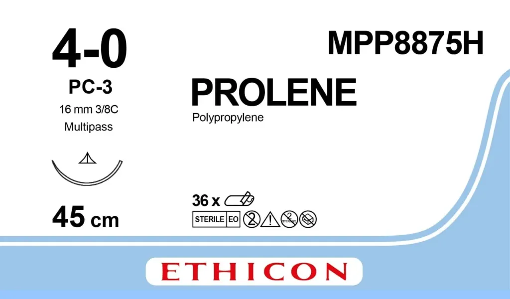 [MPP8875H] Prolene 4/0 Suture